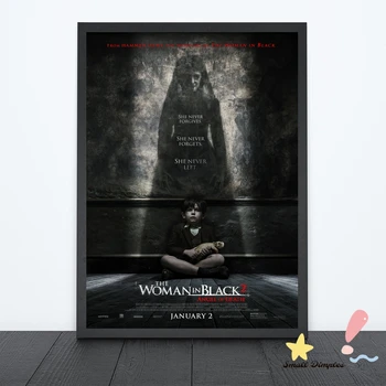 Žena u crnom 2 Anđeo Smrti Klasični film plakat Art print na platnu Ukras kuće Zidno slikarstvo (bez okvira)